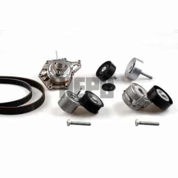 Water pump + Multi V-belt set