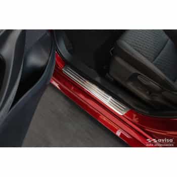 Stainless Steel Door Sill Moldings suitable for Toyota Yaris IV HB 2020-2024 & FL 2024- / Yaris Cross 2021- 'Lin