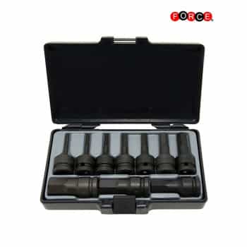 1/2" Socket Set Hexagon SAE 10 Pieces