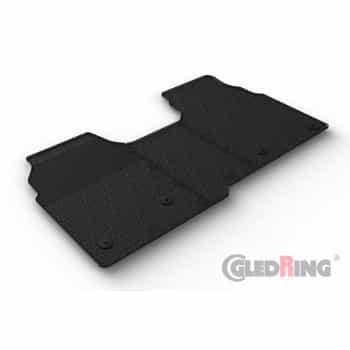 Rubber mats suitable for Ford Tourneo Custom 2023- (seat/bench) (G profile 3-piece + mounting clips)