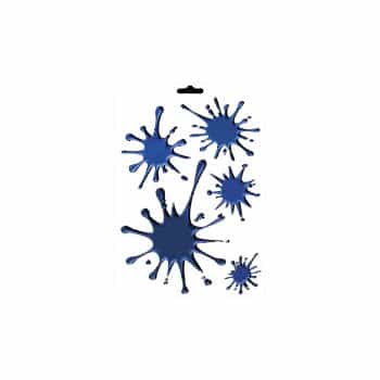 Stickersheet (5-pieces) - dark blue - 25x17,5cm