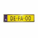 Number plate holders