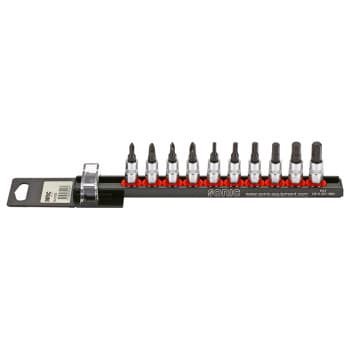 Bitdopset 1/4 ", 10-pcs on rail
