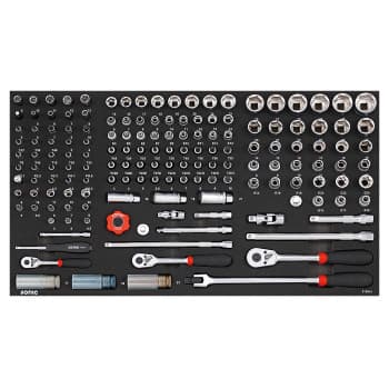 Sonic Socket Set 1/4", 3/8" & 1/2", SFS Jumbo 156 pcs
