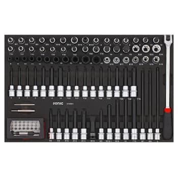 Sonic Socket set 1/2", 105-piece