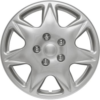 4-Piece Hubcaps California 16-inch silver