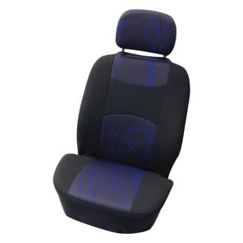 Seat cover set for 4-piece 'Classic' black / blue