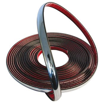 Decoration strip chrome 9mm 8m