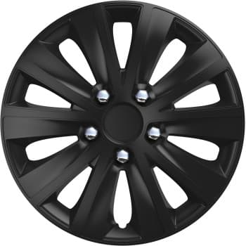 4-Piece Hubcaps rapide NC Black 13 inch