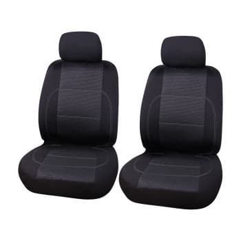 Seat cover set Paris 4-piece black