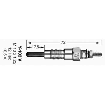 Glow Plug 2031 NGK