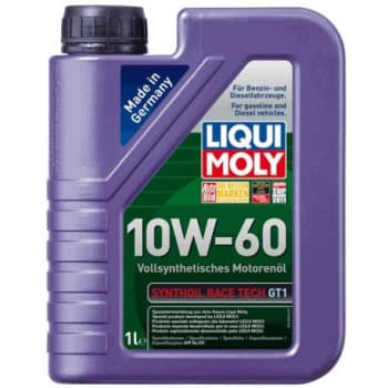 Engine oil Liqui Moly Synthoil Race Tech Gt1 10W60 A3/B4 1L