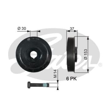 Belt Pulley, crankshaft DriveAlign®