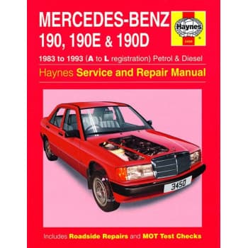 Haynes Workshop Manual Mercedes-Benz 190, 190E & 190D Petrol & Diesel (1983-1993)
