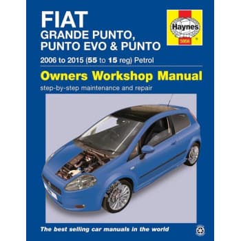 Haynes Workshop manual Fiat Grande Punto, Punto Evo & Punto petrol (2006-2015)