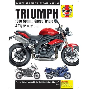 Triumph1050 Sprint ST, Speed Triple & Tiger (05 - 15)