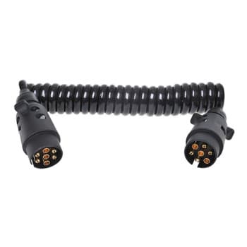 Spiral cable 12 Volt 2 x 7 pin