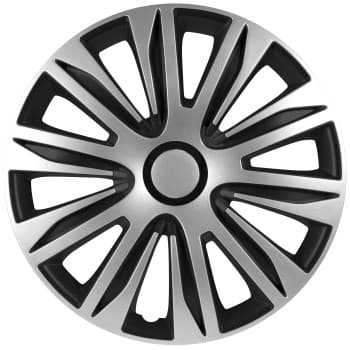 4-Piece Hubcaps Nardo 16-inch silver / black