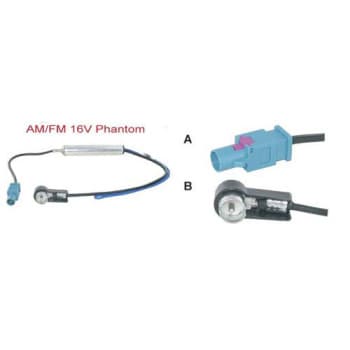 AM / FM 16V Phantom antenna adapter