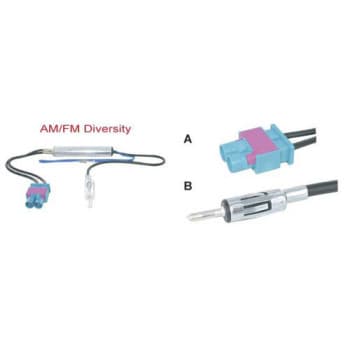 AM / FM Diversity antenna adapter passive