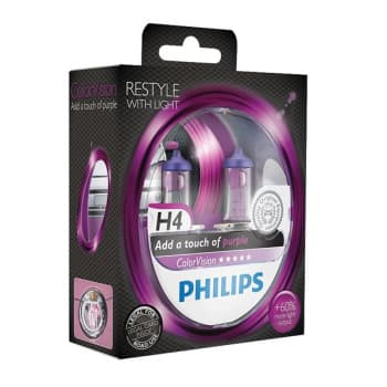 Philips 12342CVPPS2 Color vision H4 purple 12V - 2 pieces