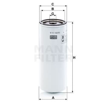 Oil Filter W 11 102/50 Mann