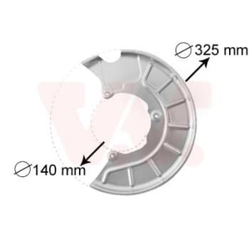 Splash Panel, brake disc