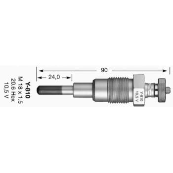 Glow Plug 6929 NGK