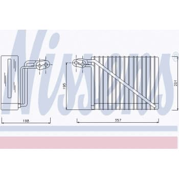Evaporator, air conditioning