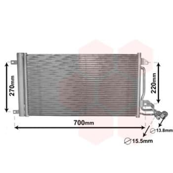 Condenser, air conditioning 49005038 International Radiators