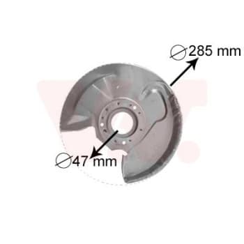 Splash Panel, brake disc