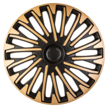 4-piece Hubcaps Soho 13-inch black / gold