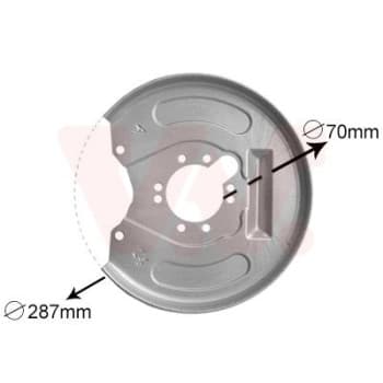 Splash Panel, brake disc