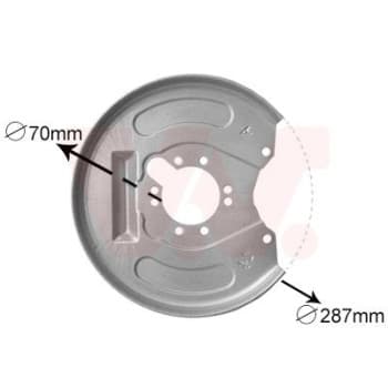 Splash Panel, brake disc