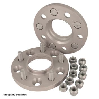 H&R DRM-System Wheel spacer set 40mm per axle - Plug size 5x130 - Hub 84.0mm - Bolt size M14x1.5 - S