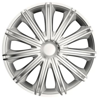4-piece Hubcaps Nero 18-inch silver