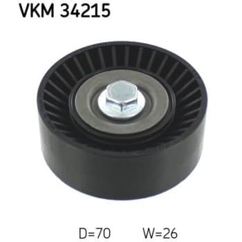 Deflection/Guide Pulley, v-ribbed belt VKM 34215 SKF