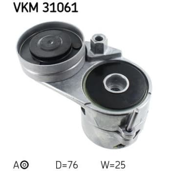 Tensioner Pulley, v-ribbed belt VKM 31061 SKF