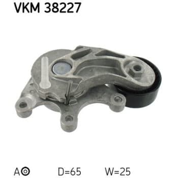Tensioner Pulley, v-ribbed belt VKM 38227 SKF