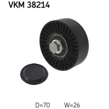 Deflection/Guide Pulley, v-ribbed belt VKM 38214 SKF