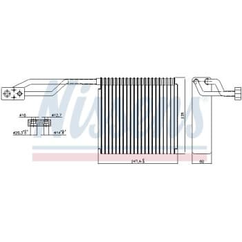 Evaporator, air conditioning