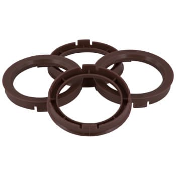 TPI ​Centerrings 69.1->67.6mm Brown 4 pieces