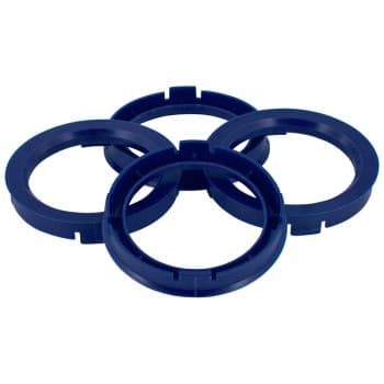 TPI ​Centering Rings 72.5->56.6mm Blue 4 pieces