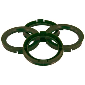 TPI Centering rings 76.0->65.1mm Olive green 4 pieces