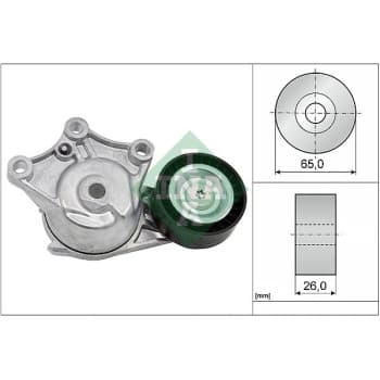 Tensioner Lever, v-ribbed belt 534042810 Ina