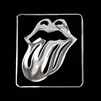 Nickel Sticker 'Tongue' - 38x43mm