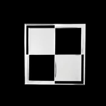 Nickel Sticker 'Chequer' - 50x50mm