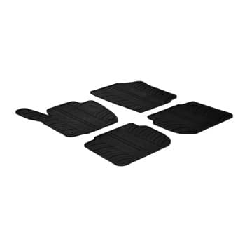 Rubber mats suitable for Skoda Rapid 5 door 2012- Seat Toledo 5 door 2013-