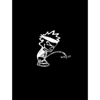 Nickel Sticker 'Naughty 2' - 50x50mm