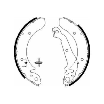 Brake Shoe Kit KBS-3417 Kavo parts